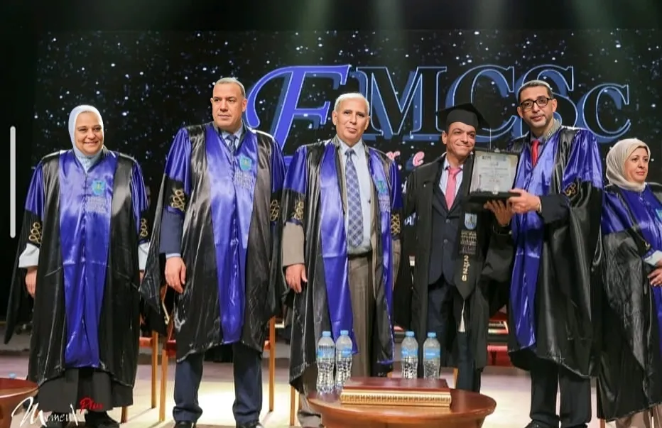 الزميل محمد السيد عبد الرحمن يحصل على درجة الماجستير