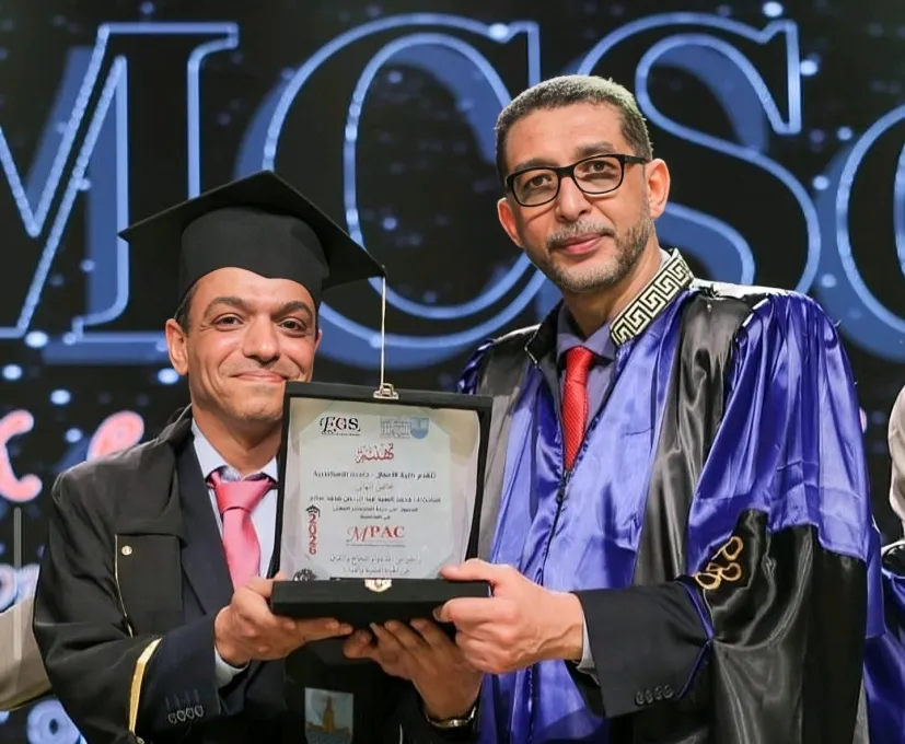 الزميل محمد السيد عبد الرحمن يحصل على درجة الماجستير