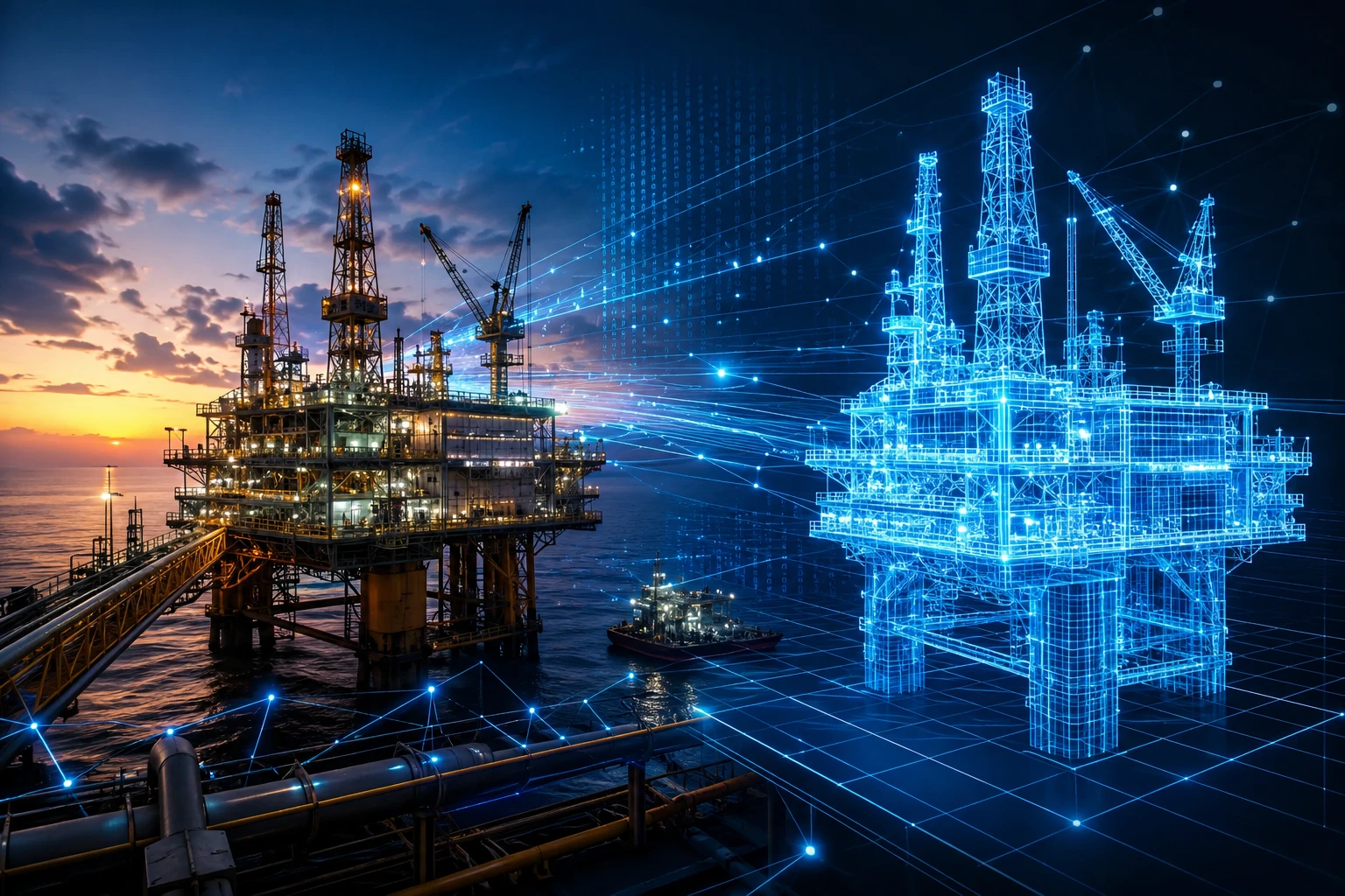 التوأم الرقمي في حقول النفط الرقمية