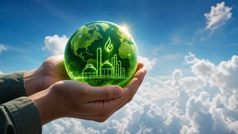 خفض الانبعاثات الكربونية في محطات معالجة الغاز الطبيعي