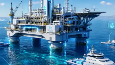 خفض الانبعاثات الكربونية في مشروعات البحر المتوسط للغاز الطبيعي
