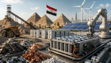 صناعة البطاريات ومعادن الطاقة النظيفة في مصر