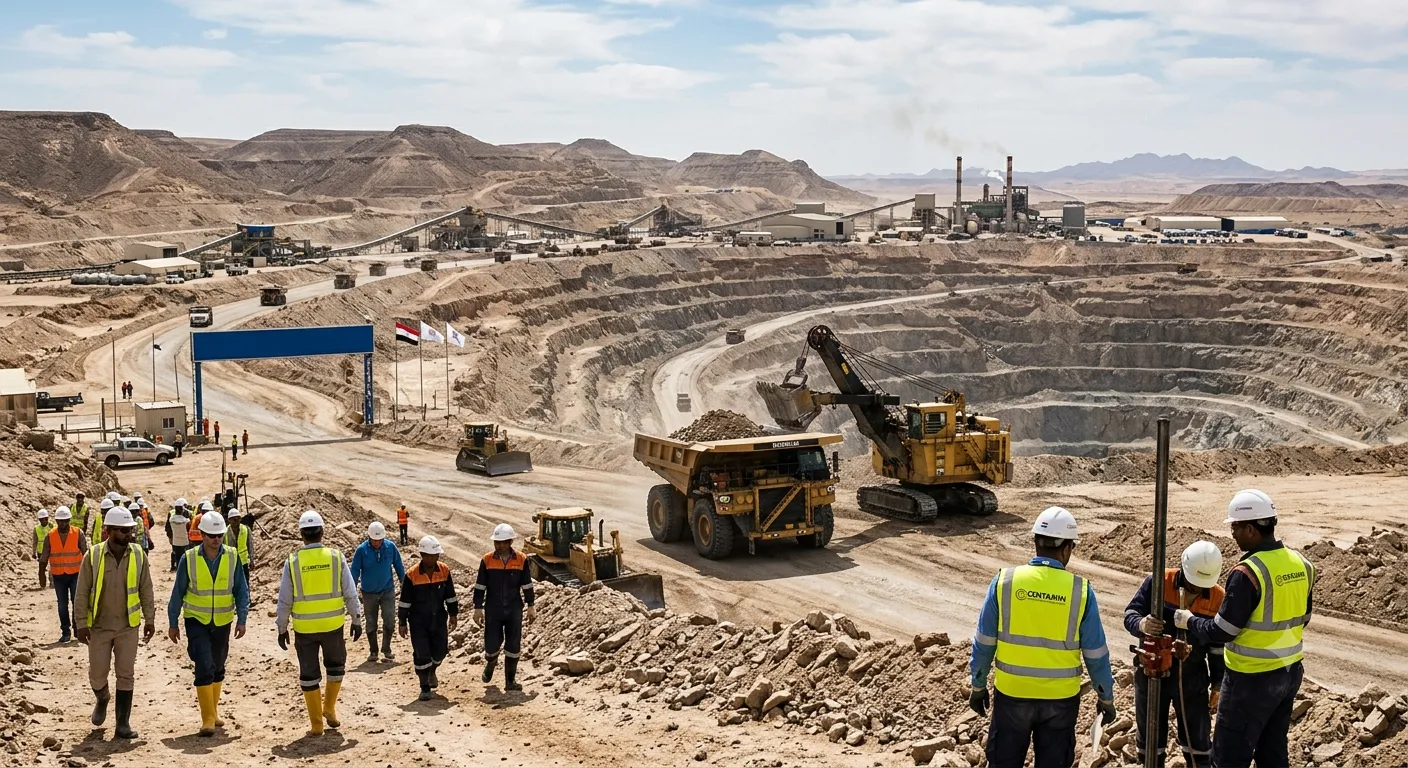 شركات التعدين العالمية العاملة في مصر
