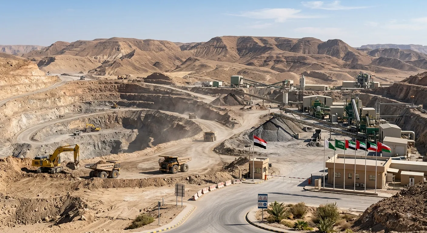 الشراكات المصرية الخليجية في قطاع التعدين