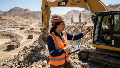 دور المرأة في قطاع التعدين المصري