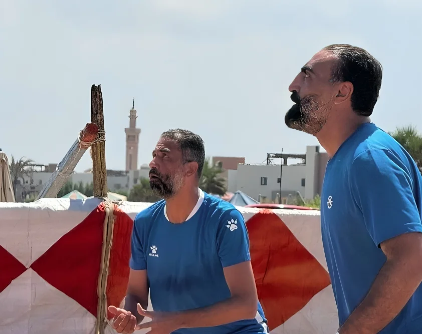 خالدة للبترول للكرة الشاطئية (40 عام) يفوز على السكر والصناعات 1/2