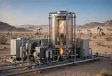 خفض الانبعاثات الكربونية في حقول البترول بالصحراء الغربية