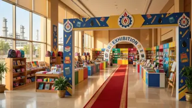 نقابة البترول تفتتح معرض المستلزمات المدرسية للعاملين بالقطاع