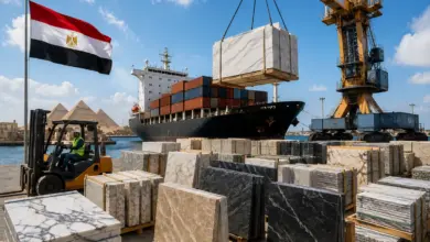 تصدير الرخام والجرانيت المصري