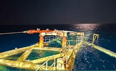 إنجاز بحري جديد.. PMS تنهي أعمال الخطوط البحرية بمشروع تنمية حقل كاموس