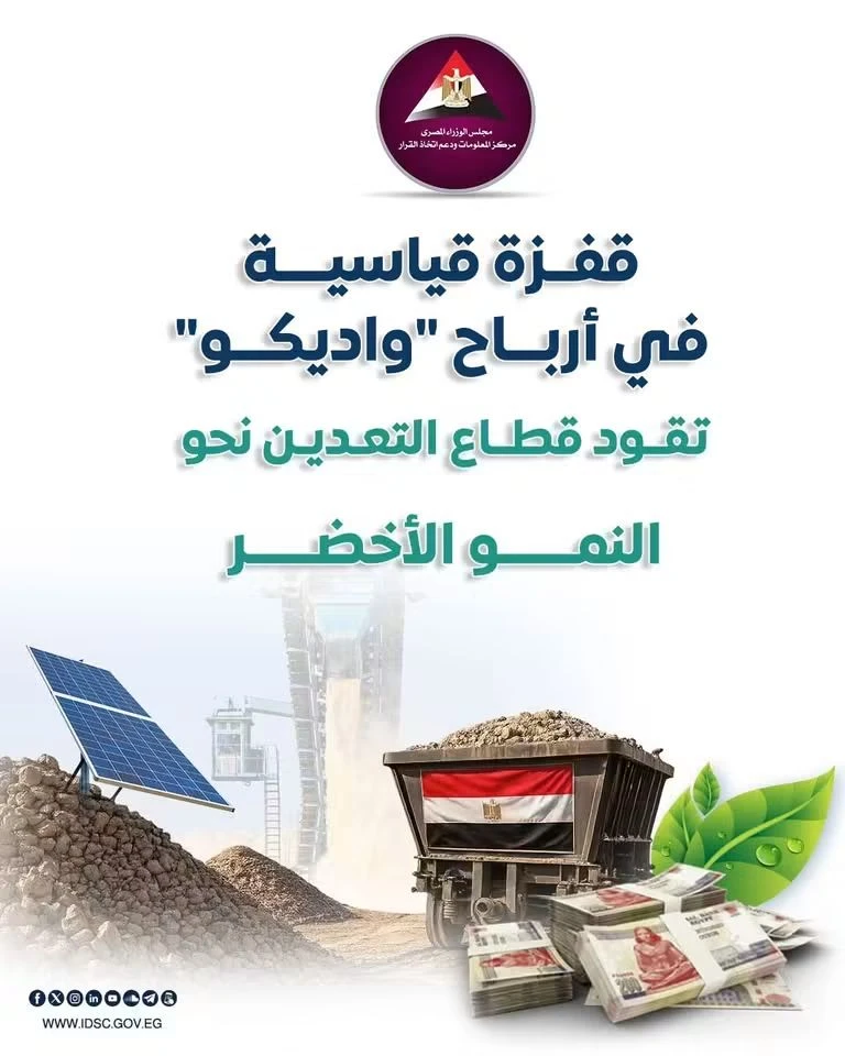 «واديكو» تحقق قفزة في إنتاج الفوسفات وتدعم التحول نحو التعدين الأخضر