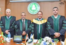 الزميل خالد خاطر يحصل على درجة الماجستير