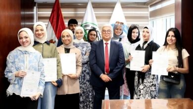 فوسفات مصر تختتم البرنامج التدريبي لطلاب 3 جامعات بالمركز الرئيسي