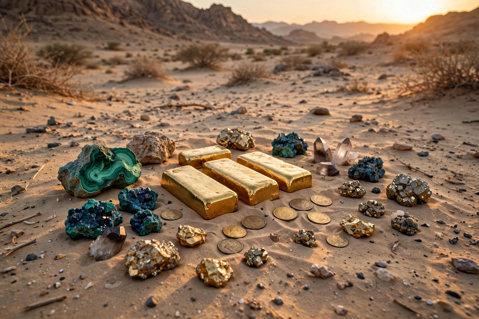 التعدين في الصحراء الشرقية ومرسى علم وسيناء