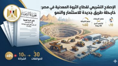 قانون الثروة المعدنية الجديد 2025 / 2026