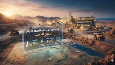 نسبة الإتاوة ونظام اقتسام الأرباح في تعدين الذهب
