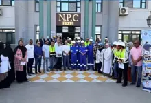 وقفة سلامة بشركة النصر للبترول لتعزيز ثقافة الوقاية