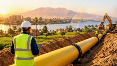 توسع في توصيل الغاز الطبيعي بمختلف محافظات الوجه القبلي