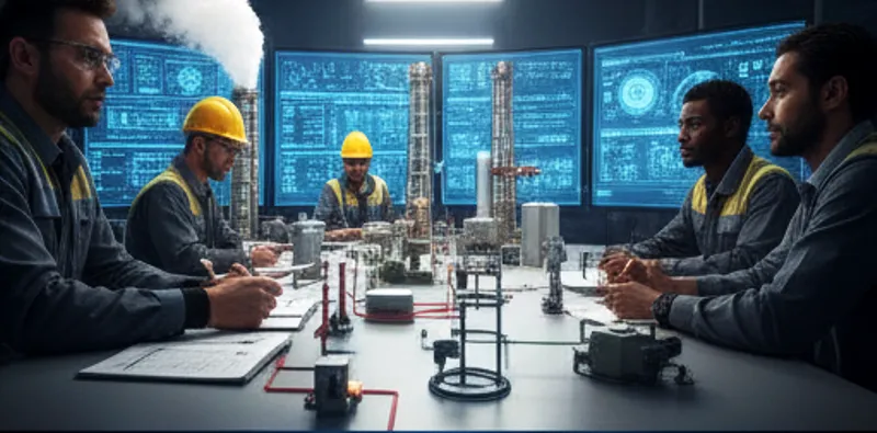 خفض الانبعاثات الكربونية وتأهيل الكوادر الهندسية في قطاع الطاقة