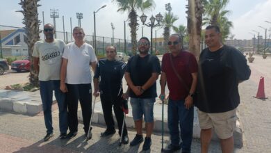 رمضان رجب لاعب الإسكندرية للبترول يحصد برونزية رمي الرمح جلوس في أولمبياد الشركات 59