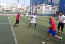 جانب من المباراة