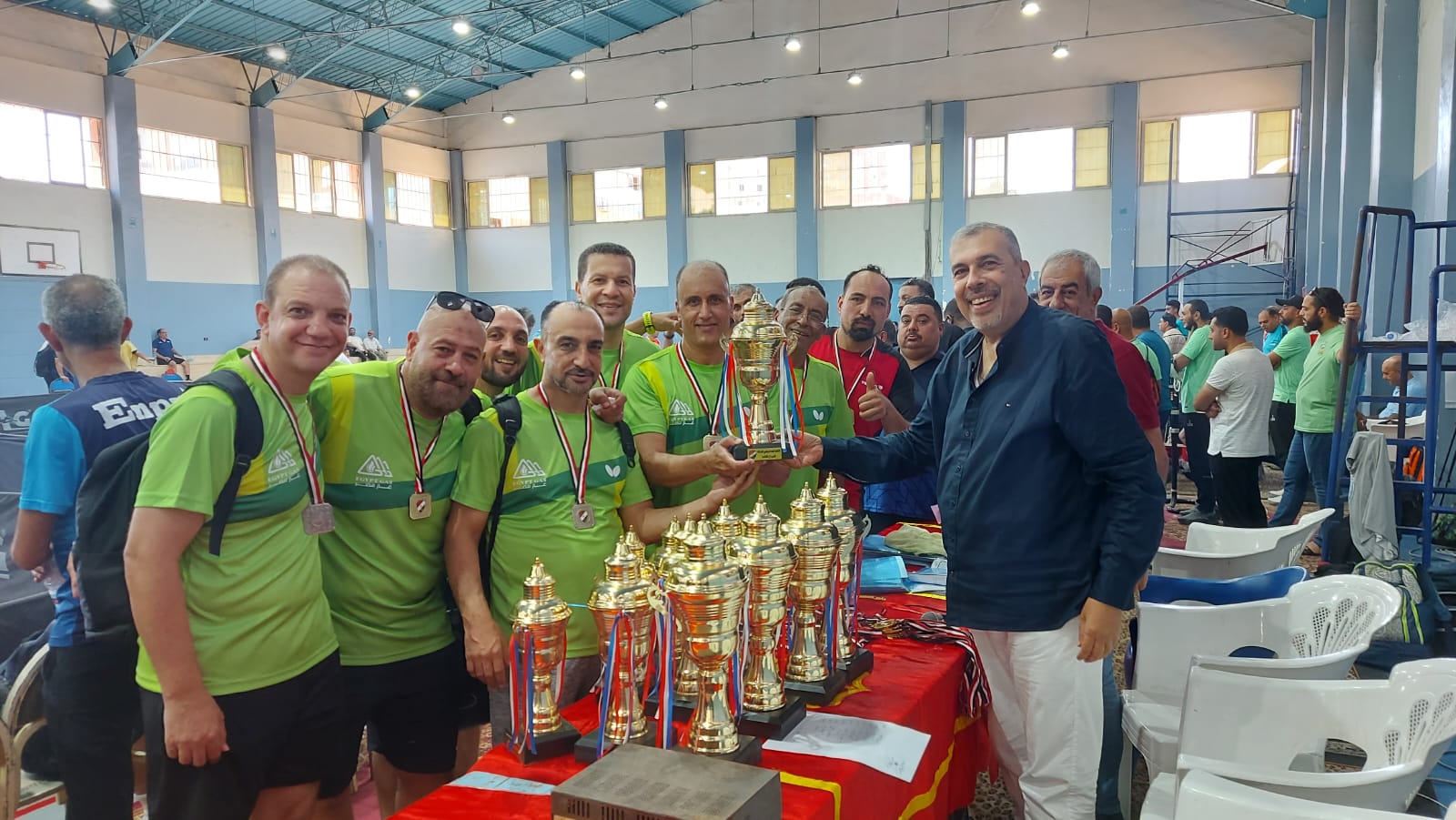 تتويج غاز مصر بالميداليات الفضية