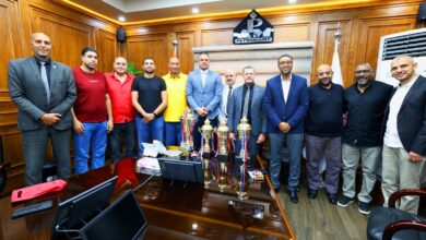 رئيس بترومنت يكرّم فريق كرة السلة بالشركة بعد حصد ذهبية وفضية وبرونزية في أولمبياد الشركات 59