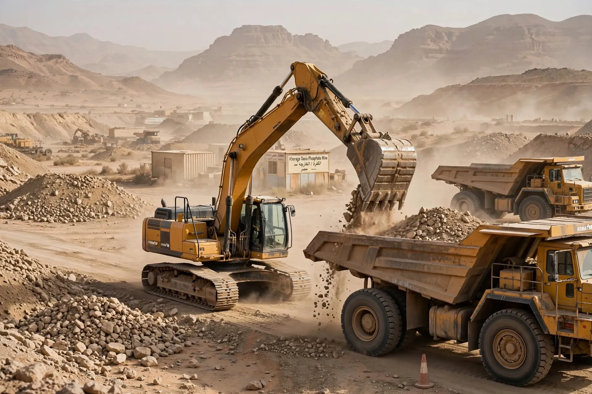 التعدين في الصحراء الغربية وواحة الخارجة