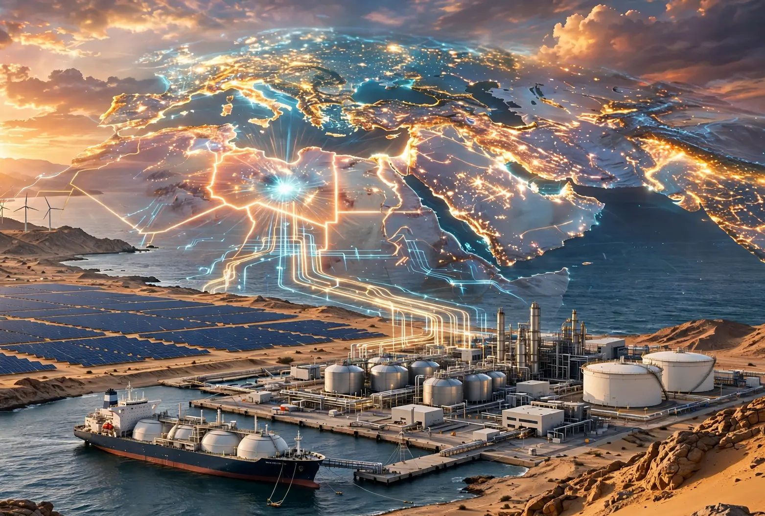 خفض الانبعاثات الكربونية ودور مصر كمركز إقليمي للطاقة