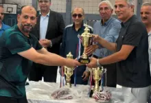تتويج خالدة للبترول بكأس المركز الثالث للكرة الطائرة (صالات فوق 35 سنة)
