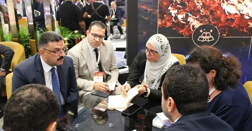 رئيس هيئة الثروة المعدنية يناقش مع البنك الأوروبي برامج بناء القدرات وتطوير بيئة الاستثمار التعديني
