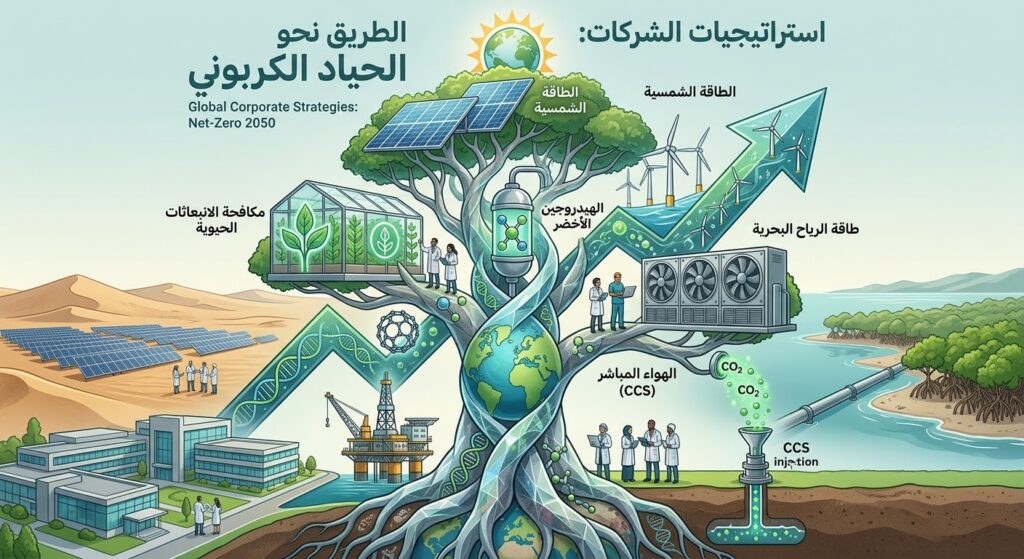 تجارب عالمية للحياد الكربوني في شركات البترول