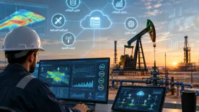 إدارة البيانات في حقول النفط الرقمية