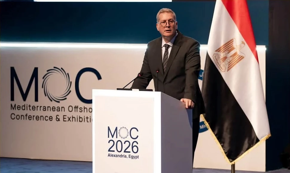 وزير البترول خلال افتتاح مؤتمر البحر المتوسط موك 2026 بالإسكندرية