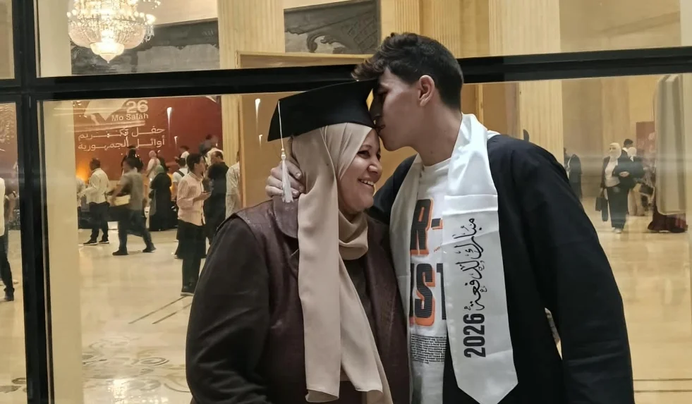 تكريم نجل الزميلة مايسة الدسوقي لتفوقه في اللغة العربية ضمن أوائل الجمهورية