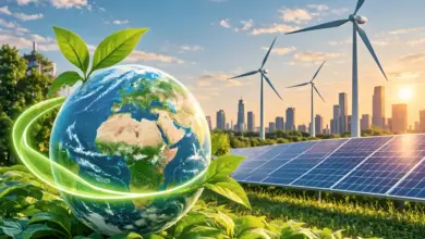 خفض الانبعاثات الكربونية باستخدام التكنولوجيا الخضراء