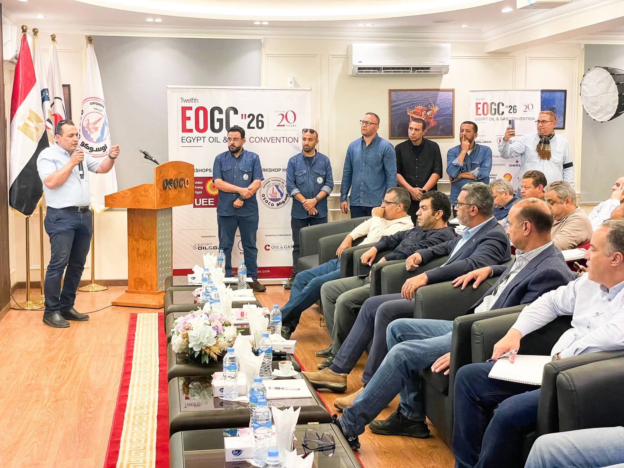 أوسوكو تستضيف ورشة فنية لبحث تطوير حقول النفط بالصحراء الشرقية وخليج السويس
