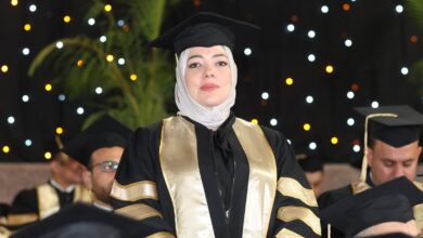 الزميلة هند عبد العليم بشركة "pls" تحصل على درجة الماجستير