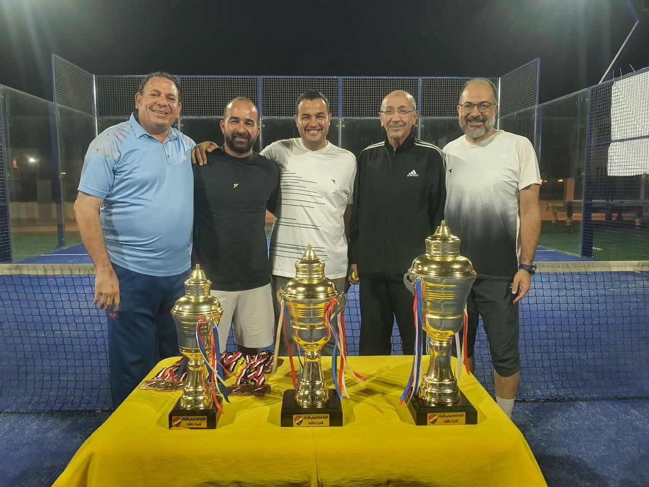 النصر للبترول يتوج بطلًا لمسابقة البادل التنشيطية للشركات بالإسماعيلية
