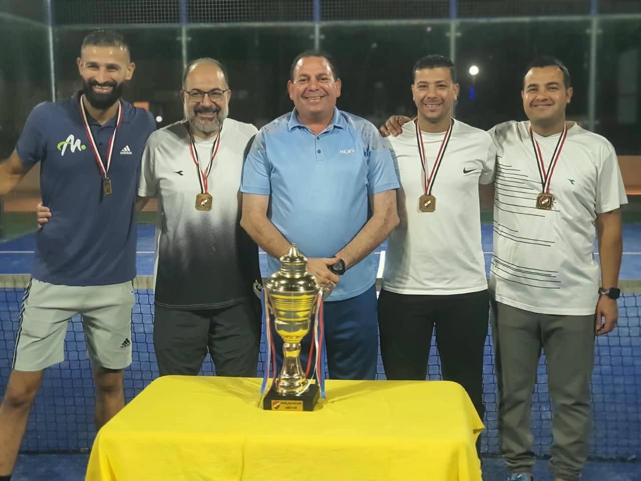 النصر للبترول يتوج بطلًا لمسابقة البادل التنشيطية للشركات بالإسماعيلية