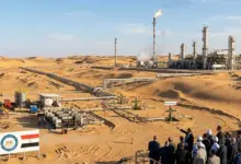 بئر شمال أوبرا–2 - حقول الغاز بالصحراء الغربية المصرية
