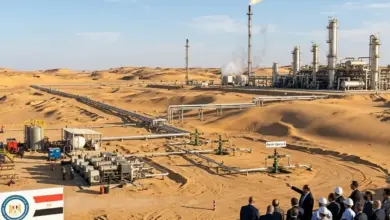 بئر شمال أوبرا–2 - حقول الغاز بالصحراء الغربية المصرية