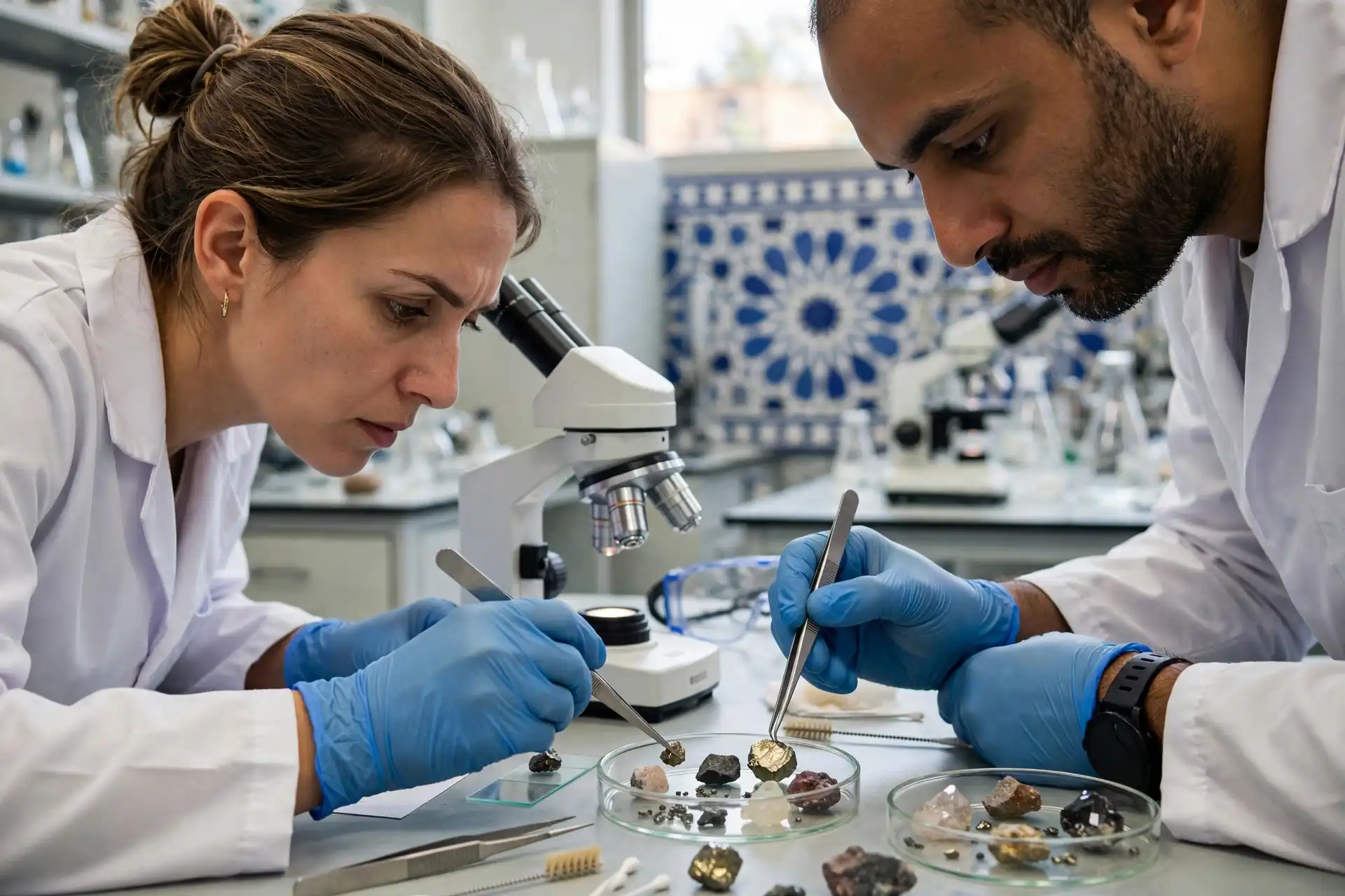 الدراسات الأكاديمية والبحثية للمعادن المصرية